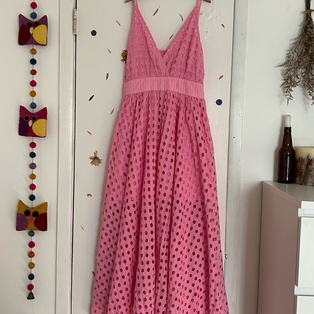 Solid and Striped bubblegum Pink Dress